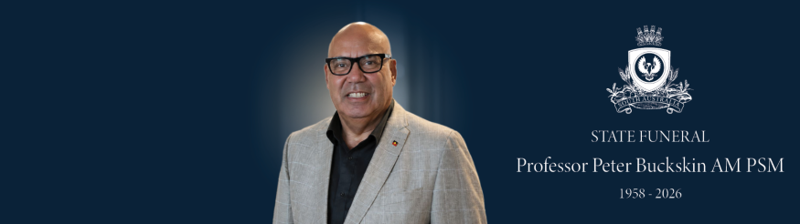 State Funeral Professor Peter Buckskin